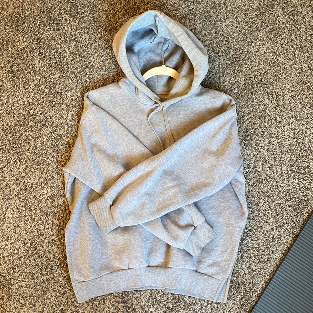 Grey Everlane hoodie